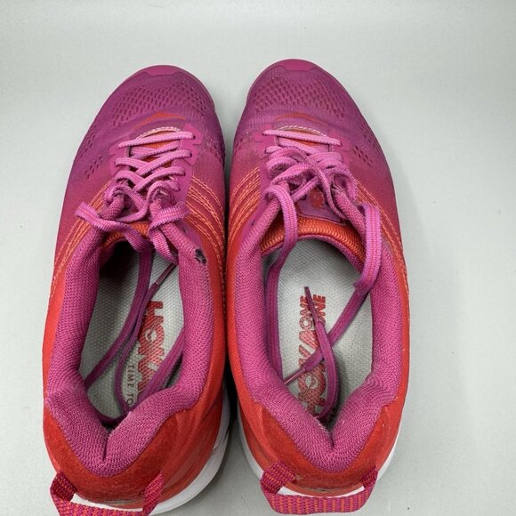 Hoka One One Clifton 6 Running Shoes Purple Pink 1102873 PRCFL Women’s Size 9.5 - Picture 8 of 10